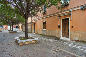 Wall Mural - View of island of Murano in summer, Venice