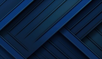 Poster - Vector abstract, scientific, futuristic, energy concept. Digital rendering of light beams, stripes lines with blue light, speed and motion blur on a dark blue background