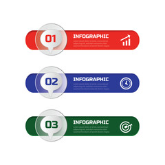 Poster - Timeline chart business infographic element glassmorphism design vector