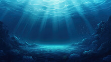 Under The Sea Background Clipart Showing Light Rays Underwater Ocean Floor.  HD Wallpaper