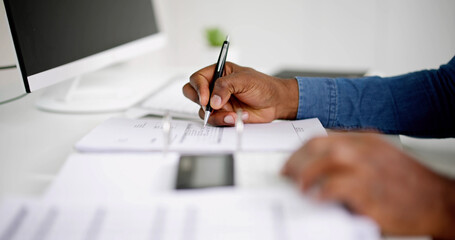 Aufkleber - african tax accountant ledger public record