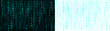 binary code digital matrix abstract transparent background