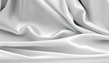 White background Abstract luxurious white and grey abstract backdrop ai generated