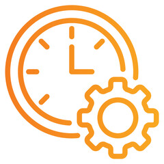 Sticker - Time Management Icon