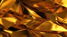 Gold Abstract Background 3D Illustrations