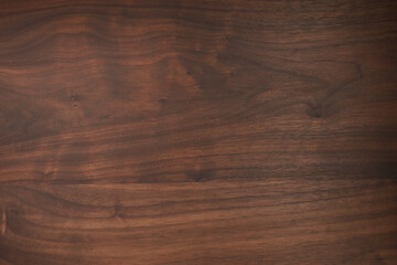 Canvas Print - Oiled black walnut wood texture for background