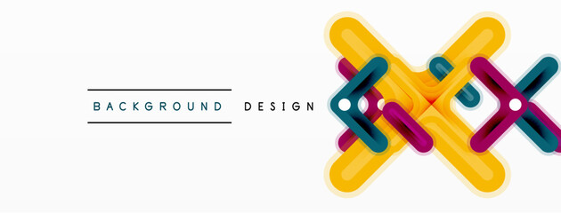 Cross line background minimal geometric template. Design for wallpaper, banner, background, landing page, wall art, invitation, prints, posters