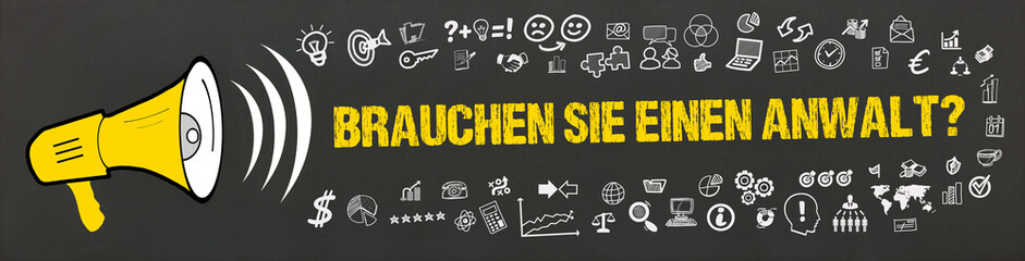 Wall Mural - Brauchen Sie einen Anwalt?