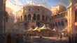 Capturing Renaissance art and culture in Rome embodies charm. (Illustration, Generative AI)