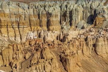 Poster - Ruins of Vault Silver City in Zhada County, Ali Prefecture, Tibet, China