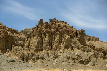 Sticker - Beautiful landscape of the rocky mountains in Zada County, Tibet, China