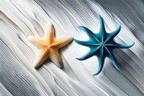 Fototapeta  - starfish on the beach by Ai generative