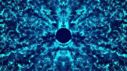Wall Mural - big data visualization. abstract dynamic particles. abstract space background on a scientific astron