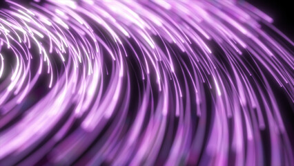 Poster - Purple light swirling abstract background, purple light technology background 