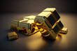 Płynne złoto - inwestycje w metale szlachetne - Liquid gold - precious metals investments - AI Generated