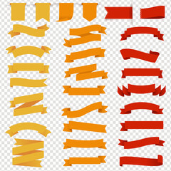 set of ribbons