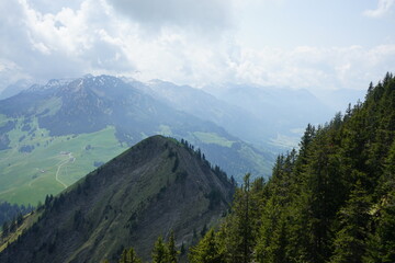 Wall Mural - view from the top of the mountain