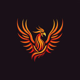 Fototapeta  - Logo phoenix