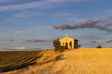 Sticker - Chapel in Plateau de Valensole, Provence, France