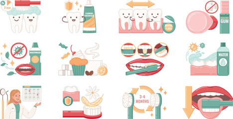 Sticker - Dental Health Set