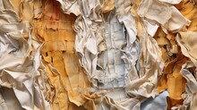 A Pile Of Colorful Fabric Scraps. Generative AI