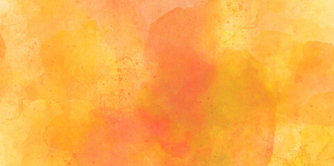 Wall Mural - abstract yellow background with watercolor splashes. abstract seamless yellow watercolor texture bac