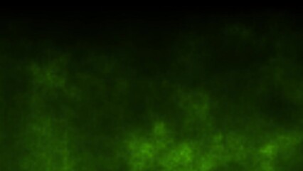 Dark green dramatic background with dark haze rising across the screen. Digital cinema composition background evening fast moving away. Epic theme, drama, fear, dark, scary, tension