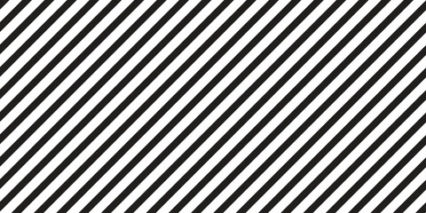Aufkleber - abstract seamless geometric black diagonal stripe line pattern with white bg.