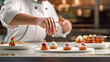 © photobuay - Masterful Dessert Creation: Chef's Culinary Delights in a Professional Kitchen. created with Generative AI