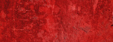 Red Wall.scary Background.concrete Wall Plastered Red Scratch Background.grunge Texture.