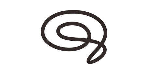 logo design brain minimalist line icon vector illustration
