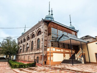 Six Dome Synagogue in Jewish settlement Krasnaya Sloboda (Red village or Red City) of Guba District, Azerbaijan.