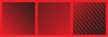 Set Of Zig-Zag Oblique Straight Lines Pattern In Vector