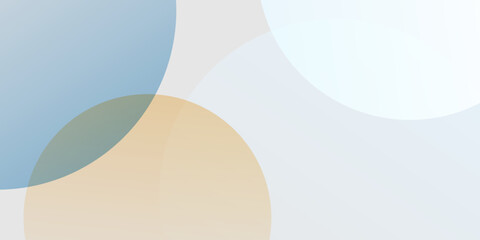 Poster - Abstract Minimalist Geometric Brown and Blue Background, Circles Pattern - Multi Purpose Vector Illustration,  Design Template, Applicable for Web, Technology Designs, Presentations, Posters, Placards
