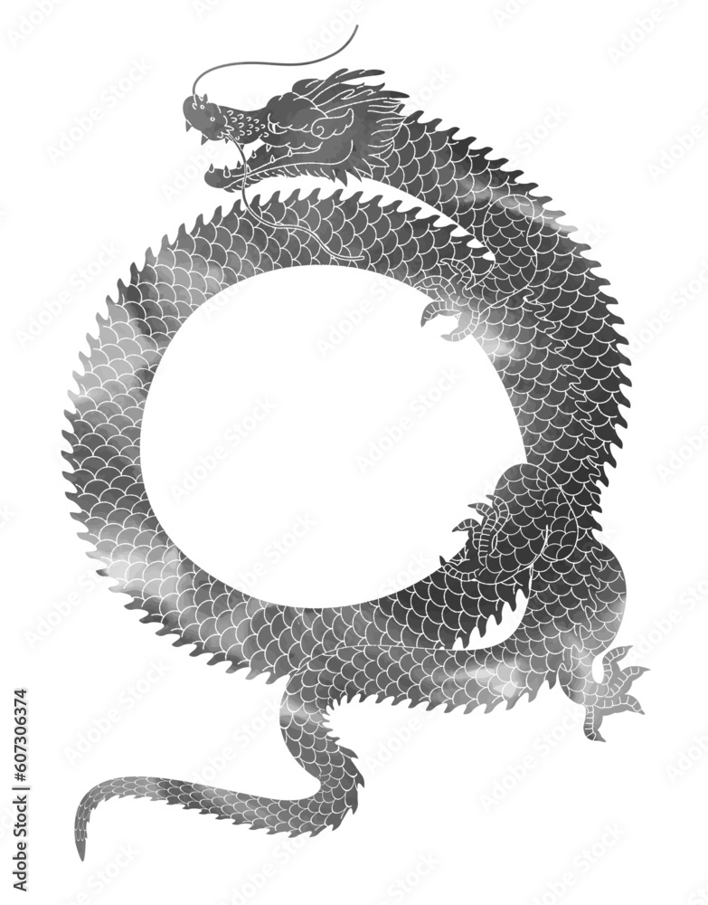水墨画 辰 美術品 辰年 Amazon.co.jp: 水墨画 辰 龍 干支 2024年 色紙 絵 : 文房具