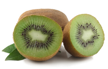 Canvas Print - Kiwi fruit isolated on white background