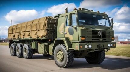 Wall Mural - Military Transport Vehicles