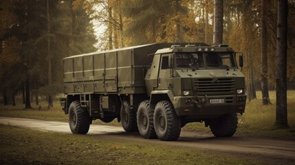 Wall Mural - Military Transport Vehicles