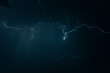 © Mats Silvan - Beautiful Lightning Strikes and Clouds at Night in Lugano, Ticino, Switzerland.