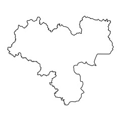  Haskovo Province map, province of Bulgaria. Vector illustration.