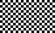 Black And White Chess Background. Seamless Black And White Square Eps 10.