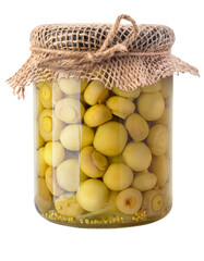 Sticker - Glass jar with marinated champignons