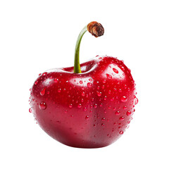 Wall Mural - cherry isolated on white background created with Generative AI