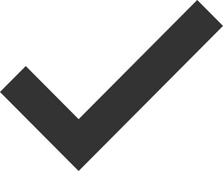 Poster - Check mark icon vector symbol design element.