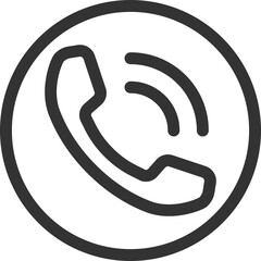 Poster - Phone icon vector illustration. Call center app. Telephone icons trendy flat style. Contact us line silhouette.
