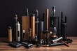 a collection of different vaporizers and smoking devices, with different designs and features for every occasion, created with generative ai