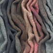 canvas print picture - Multicolored Elegant Seamless Fabric Cloth Textile Pattern
