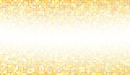 Leinwandbilder - Abstract gold bottom mosaic with white copy space.