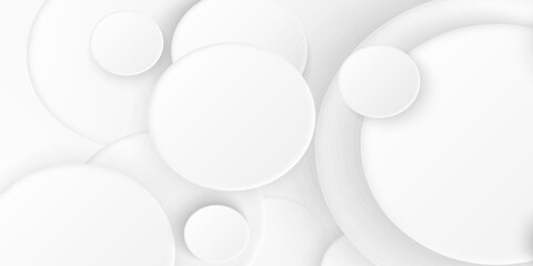 Poster - Neomorphism abstract background with geometric shapes and shadow