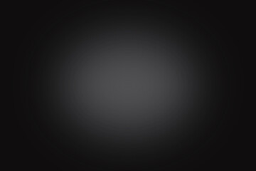Poster - Abstract black gray gradient wall background in empty room with bright white light blank studio for modern template banner graphic creative art design, illustration backdrop texture wallpaper